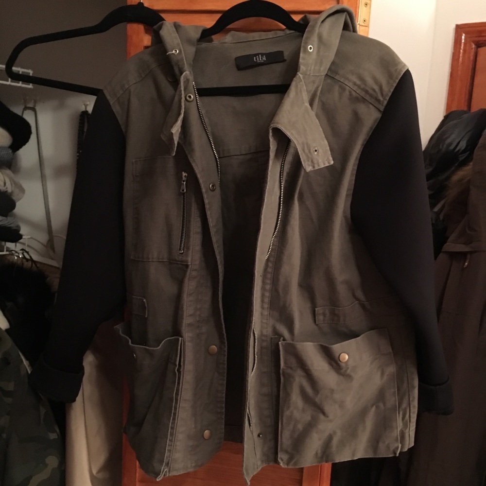 Tibi army green jacket